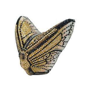 5672 Luxury Butterfly Rhinestone Evening Bag Crystal Clutch Purse Diamonds
